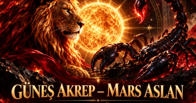 Güneş Akrep – Mars Aslan Karşılıklı Ağırlaması Güneş Akrep – Mars Aslan Karşılıklı Ağırlaması
